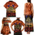 The Rising Sun Badge ANZAC Family Matching Tank Maxi Dress and Hawaiian Shirt Last Post Field of Poppy Starry Night Style LT03 - Polynesian Pride