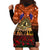 The Rising Sun Badge ANZAC Hoodie Dress Last Post Field of Poppy Starry Night Style LT03 - Polynesian Pride