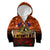 The Rising Sun Badge ANZAC Kid Hoodie Last Post Field of Poppy Starry Night Style LT03 Zip Hoodie Black - Polynesian Pride