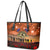 The Rising Sun Badge ANZAC Leather Tote Bag Last Post Field of Poppy Starry Night Style LT03 - Polynesian Pride