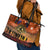 The Rising Sun Badge ANZAC Leather Tote Bag Last Post Field of Poppy Starry Night Style LT03 - Polynesian Pride