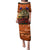 The Rising Sun Badge ANZAC Puletasi Last Post Field of Poppy Starry Night Style LT03 Long Dress Black - Polynesian Pride