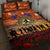 The Rising Sun Badge ANZAC Quilt Bed Set Last Post Field of Poppy Starry Night Style LT03 Black - Polynesian Pride