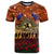 The Rising Sun Badge ANZAC T Shirt Last Post Field of Poppy Starry Night Style LT03 Black - Polynesian Pride