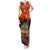 The Rising Sun Badge ANZAC Tank Maxi Dress Last Post Field of Poppy Starry Night Style LT03 Women Black - Polynesian Pride