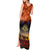 The Rising Sun Badge ANZAC Tank Maxi Dress Last Post Field of Poppy Starry Night Style LT03 - Polynesian Pride