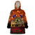 The Rising Sun Badge ANZAC Wearable Blanket Hoodie Last Post Field of Poppy Starry Night Style LT03 One Size Black - Polynesian Pride