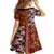 Pan-Pacific Festival Family Matching Off Shoulder Maxi Dress and Hawaiian Shirt Hawaiian Tribal and Japanese Pattern Together Culture