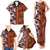 Pan-Pacific Festival Family Matching Tank Maxi Dress and Hawaiian Shirt Hawaiian Tribal and Japanese Pattern Together Culture