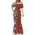 Pan-Pacific Festival Mermaid Dress Hawaiian Tribal and Japanese Pattern Together Culture