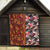 Pan-Pacific Festival Quilt Hawaiian Tribal and Japanese Pattern Together Culture