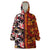 Pan-Pacific Festival Wearable Blanket Hoodie Hawaiian Tribal and Japanese Pattern Together Culture