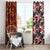 Pan-Pacific Festival Window Curtain Hawaiian Tribal and Japanese Pattern Together Culture