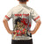 Personalised Pan-Pacific Festival Family Matching Puletasi and Hawaiian Shirt Japanese Samurai with Hawaiian Pattern