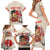 Personalised Pan-Pacific Festival Family Matching Short Sleeve Bodycon Dress and Hawaiian Shirt Japanese Samurai with Hawaiian Pattern