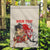 Personalised Pan-Pacific Festival Garden Flag Japanese Samurai with Hawaiian Pattern