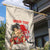 Personalised Pan-Pacific Festival Garden Flag Japanese Samurai with Hawaiian Pattern