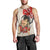 Personalised Pan-Pacific Festival Men Tank Top Japanese Samurai with Hawaiian Pattern