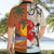 Pan-Pacific Festival Hawaiian Shirt Mauna Kea and Fuji Mountains