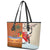 Pan-Pacific Festival Leather Tote Bag Mauna Kea and Fuji Mountains