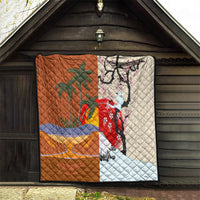 Japanese Culture Hawaii Style Quilt Mauna Kea and Fuji Mountains LT03 - Polynesian Pride