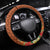 Pan-Pacific Festival Steering Wheel Cover Mauna Kea and Fuji Mountains