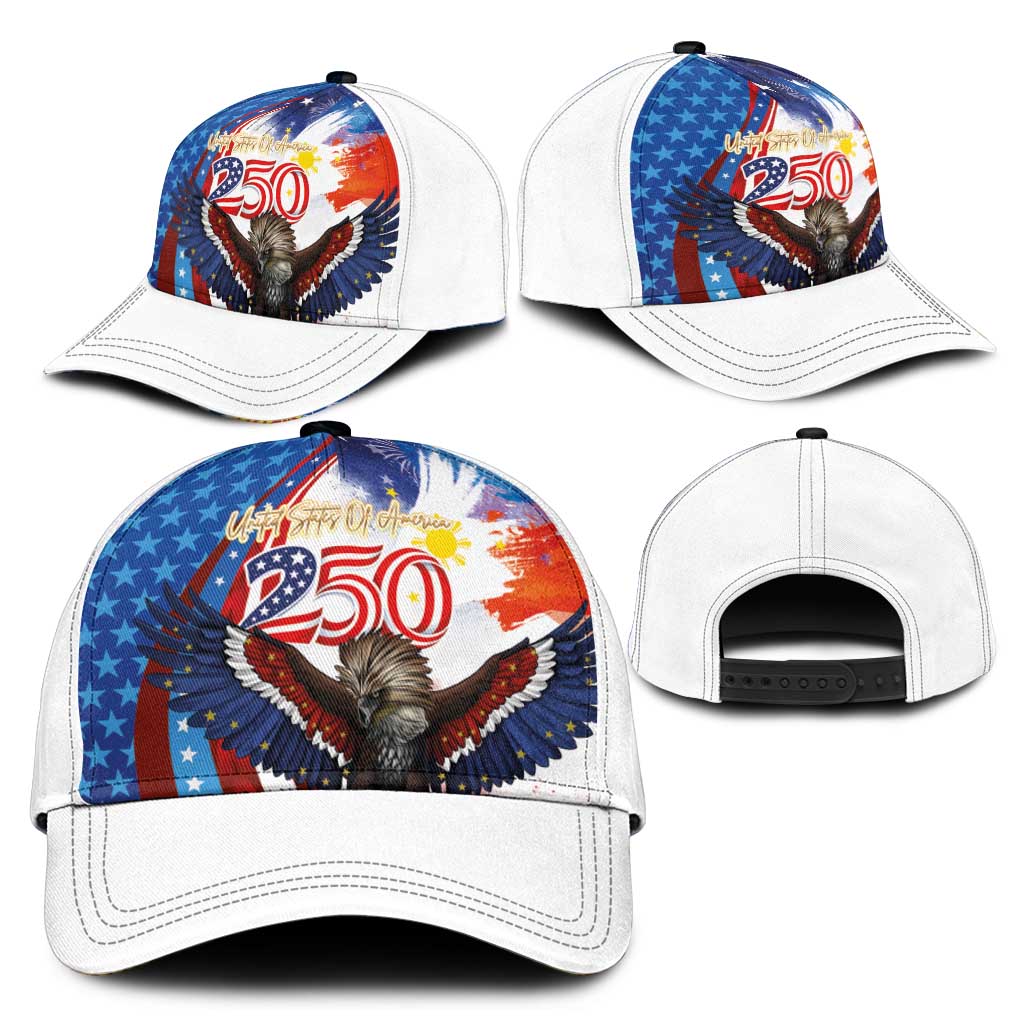 Philippines and United States Semiquincentennial Classic Cap Eagle and National Flag Style LT03 - Polynesian Pride