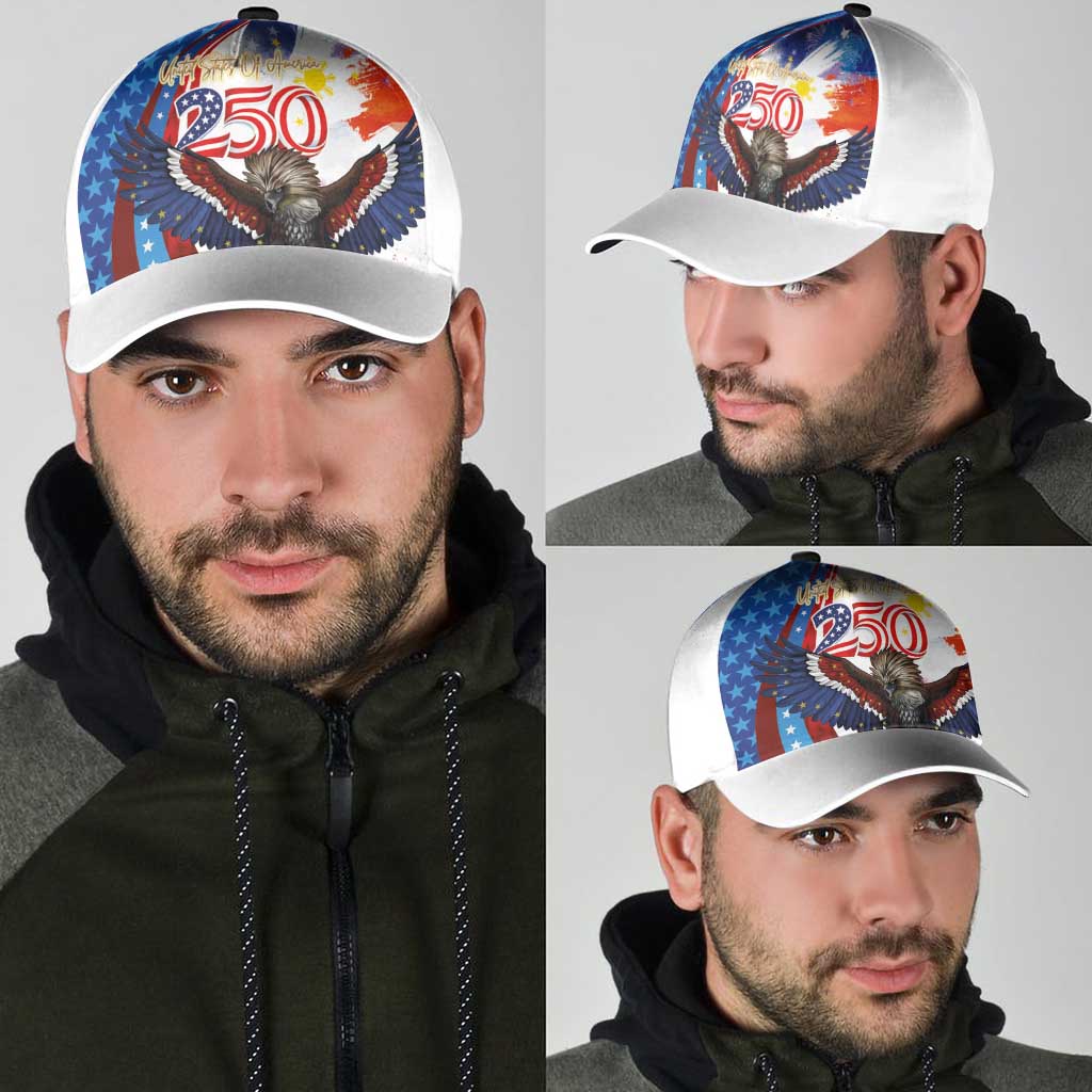 Philippines and United States Semiquincentennial Classic Cap Eagle and National Flag Style LT03 - Polynesian Pride
