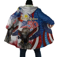 Philippines and United States Semiquincentennial Cloak Eagle and National Flag Style LT03 - Polynesian Pride