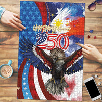 Philippines and United States Semiquincentennial Puzzle Eagle and National Flag Style LT03 Multicolor - Polynesian Pride