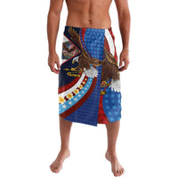 American Samoa and United States Semiquincentennial Lavalava Bald Eagle with National Flag Style LT03 Multicolor - Polynesian Pride
