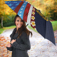 American Samoa and United States Semiquincentennial Umbrella Bald Eagle with National Flag Style LT03 - Polynesian Pride