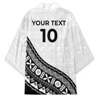 Custom Fijian Rugby Kimono Tapa Pattern and Palm Tree Tribal LT03 - Polynesian Pride