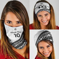 Custom Fijian Rugby Neck Gaiter Tapa Pattern and Palm Tree Tribal LT03 - Polynesian Pride