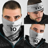 Custom Fijian Rugby Neck Gaiter Tapa Pattern and Palm Tree Tribal LT03 - Polynesian Pride
