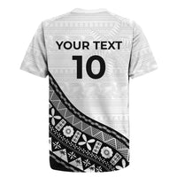 Custom Fijian Rugby Rugby Jersey Tapa Pattern and Palm Tree Tribal LT03 - Polynesian Pride