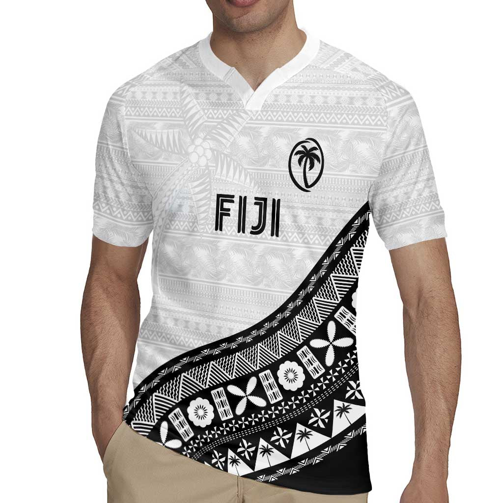 Custom Fijian Rugby Rugby Jersey Tapa Pattern and Palm Tree Tribal LT03 - Polynesian Pride