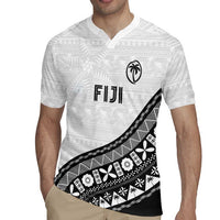Custom Fijian Rugby Rugby Jersey Tapa Pattern and Palm Tree Tribal LT03 - Polynesian Pride