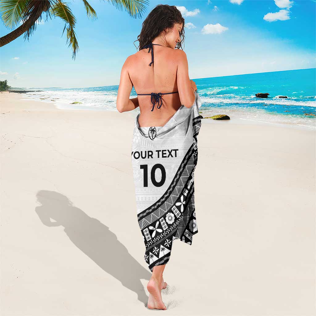 Custom Fijian Rugby Sarong Tapa Pattern and Palm Tree Tribal LT03 - Polynesian Pride