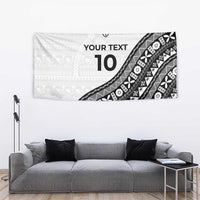 Custom Fijian Rugby Tapestry Tapa Pattern and Palm Tree Tribal LT03 - Polynesian Pride