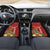 Hawaii Plumeria Lei Car Mats Tiki and Kakau Pattern Red Color