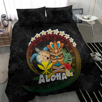 Aloha Hawaii Bedding Set Kanaka Maoli with Polynesian Spiral Plumeria LT03 - Polynesian Pride