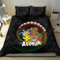 Aloha Hawaii Bedding Set Kanaka Maoli with Polynesian Spiral Plumeria LT03 - Polynesian Pride