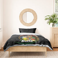 Aloha Hawaii Bedding Set Kanaka Maoli with Polynesian Spiral Plumeria LT03 - Polynesian Pride