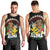 Aloha Hawaii Men Tank Top Kanaka Maoli with Polynesian Spiral Plumeria