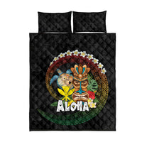 Aloha Hawaii Quilt Bed Set Kanaka Maoli with Polynesian Spiral Plumeria LT03 - Polynesian Pride