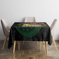Aloha Hawaii Tablecloth Kanaka Maoli with Polynesian Spiral Plumeria LT03 - Polynesian Pride
