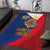 Philippines MassKara Area Rug Filipino Carnival Mask and Polynesian Pattern