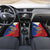 Philippines MassKara Car Mats Filipino Carnival Mask and Polynesian Pattern