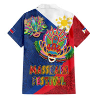 Philippines MassKara Hawaiian Shirt Filipino Carnival Mask and Polynesian Pattern LT03 - Polynesian Pride